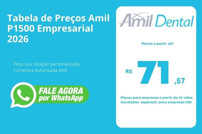 Tabela De Preços P1500 Empresarial 2026